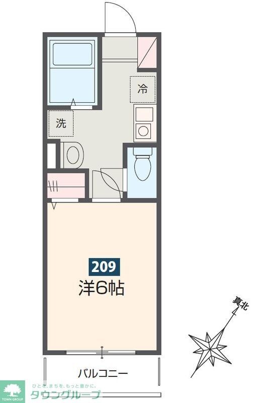 MELDIA新座の物件間取画像