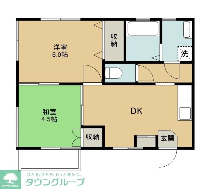 パルメゾンＡ棟の物件間取画像