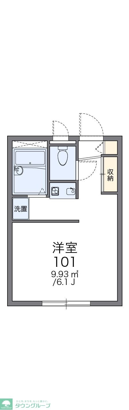 レオパレスフォレスト １３８３８の物件間取画像