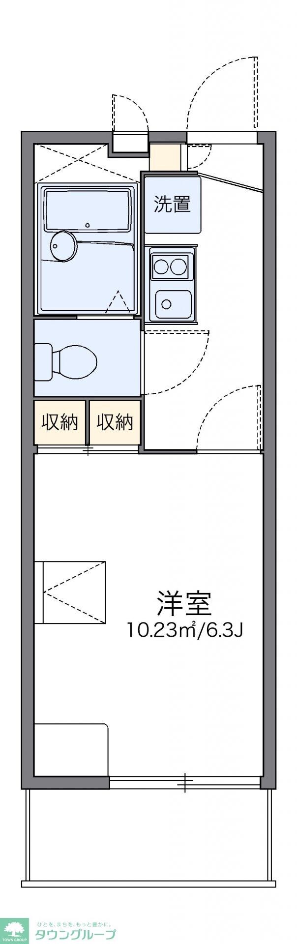 レオパレスボヌールの物件間取画像