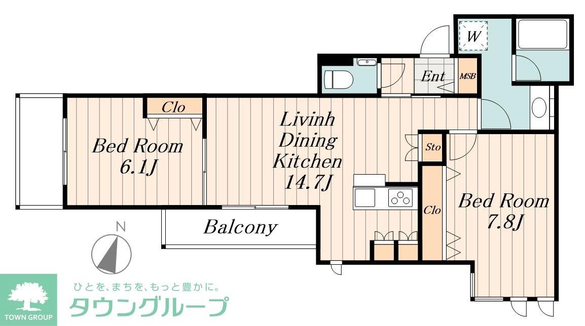 Ｌ’ｓ　Ｐｌｕｓ　豊玉南の物件間取画像