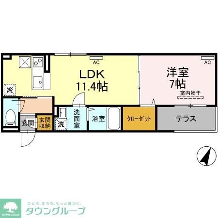 ラリュール赤塚IIの物件間取画像
