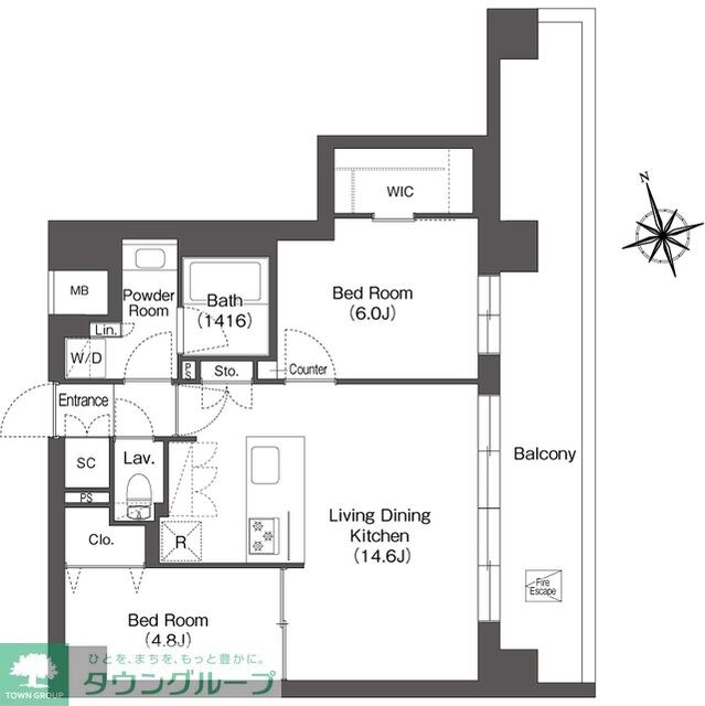 ルーウェ東大泉の物件間取画像