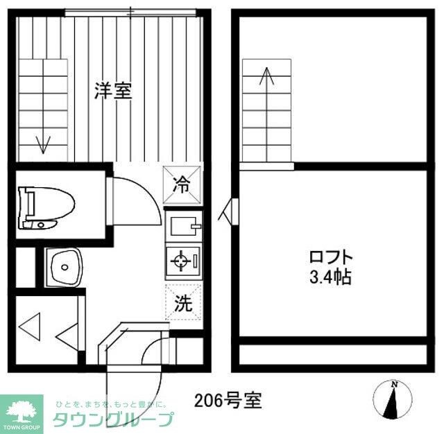 Coron Heiwadaiの物件間取画像