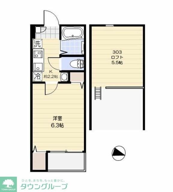 ノルデスタ小竹の物件間取画像