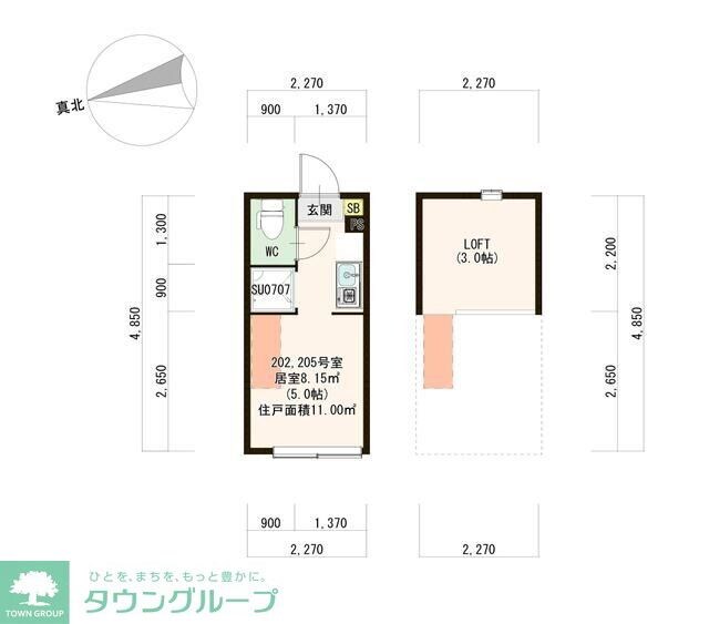 ラ　メゾン　ミール　の物件間取画像