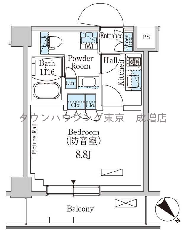 パークアクシス板橋ＭＵＳＥの物件間取画像