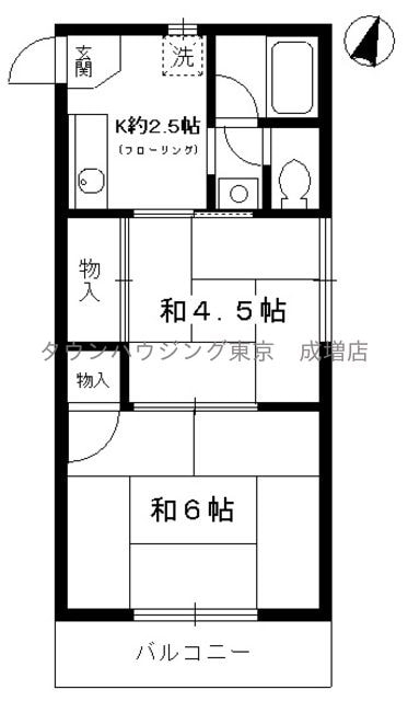 杉村ハウスの物件間取画像