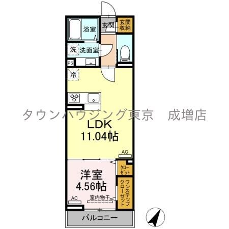 エクセリア赤塚の物件間取画像