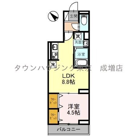 レクシア白子 IIの物件間取画像