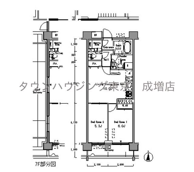 パークアクシス滝野川の物件間取画像