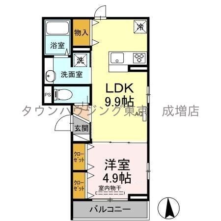 アンジュール坂下の物件間取画像