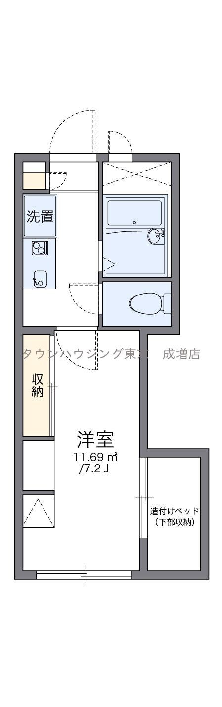 レオパレスＳの物件間取画像