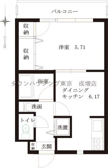 ゼフィールの物件間取画像