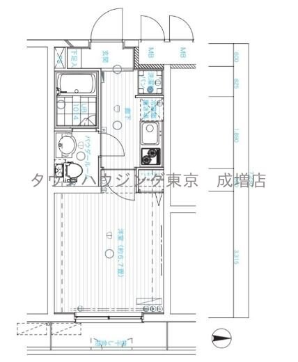 SIN-CITY板橋大山の物件間取画像