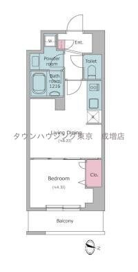 Ｎ－ｆｌａｔｓ板橋の物件間取画像