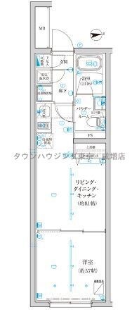 ＣＲＥＡＴＩＦ西池袋の物件間取画像