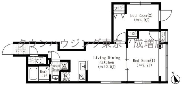 ＴＲＡＤＩＳ池袋本町の物件間取画像