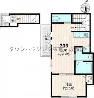 アリビオときわ台の物件間取画像