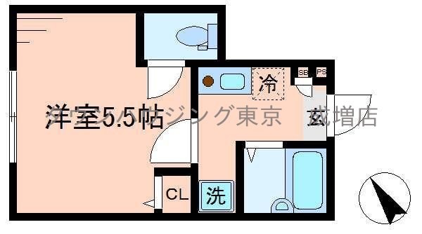 バーミープレイス上板橋の物件間取画像