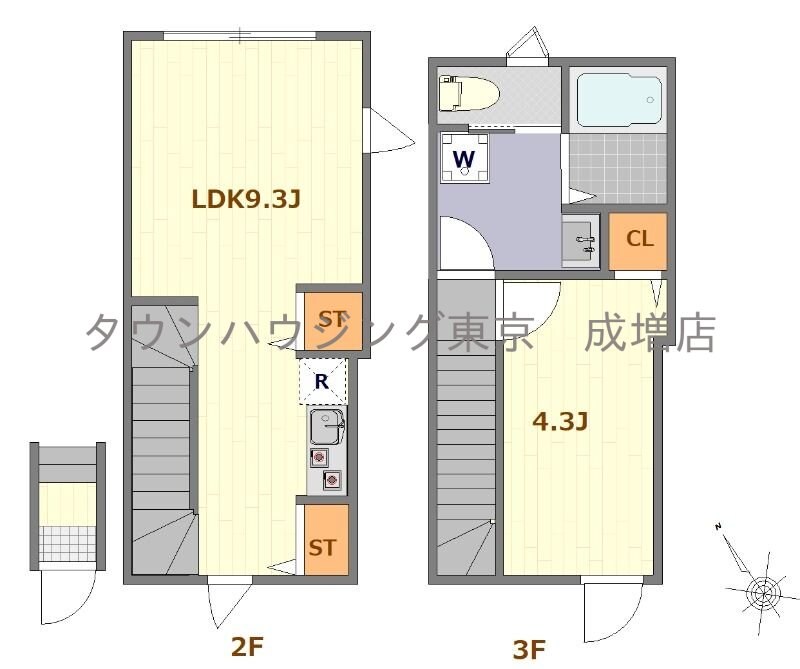 ノーザンロード上板橋の物件間取画像