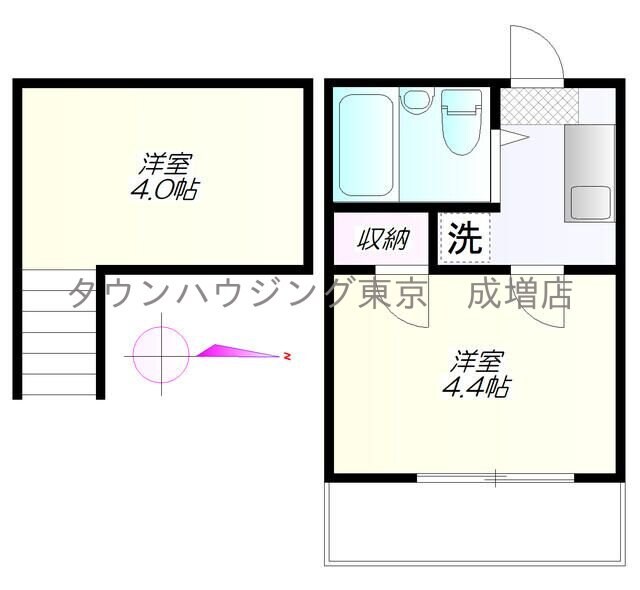 シアターファイブの物件間取画像