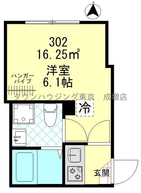 クレール蓮根の物件間取画像