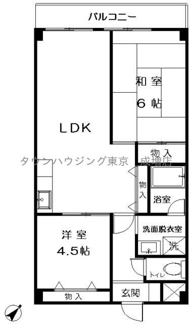 メゾンオカムラの物件間取画像