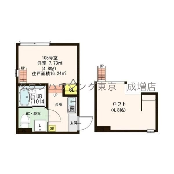 Ｃａｓａ　Ｖｉｏｌａ　志村の物件間取画像