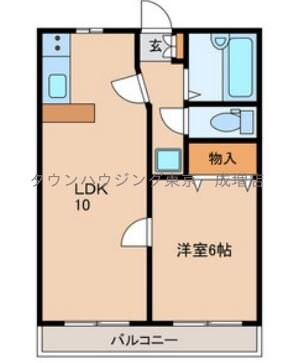 第二日関コーポの物件間取画像