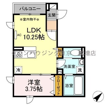 オリーブの物件間取画像