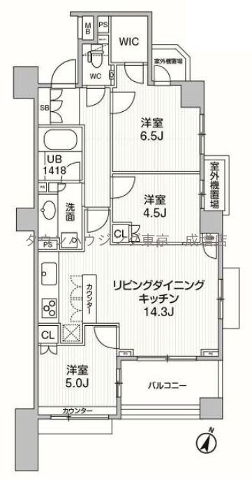 パークハウス練馬春日町の物件間取画像