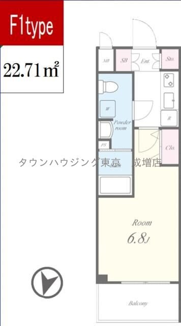 ＡＧＩＬＩＡ千川駅前の物件間取画像