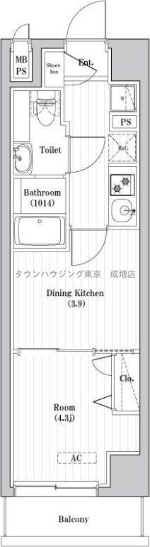 アーバンパーク志村坂上の物件間取画像