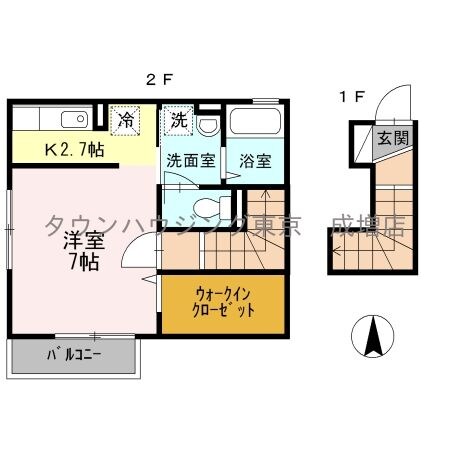 グレイス 桜の物件間取画像