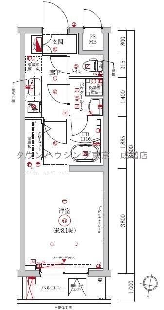 ＬＵＭＥＥＤ志村坂上の物件間取画像