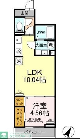 エクセリア赤塚の物件間取画像