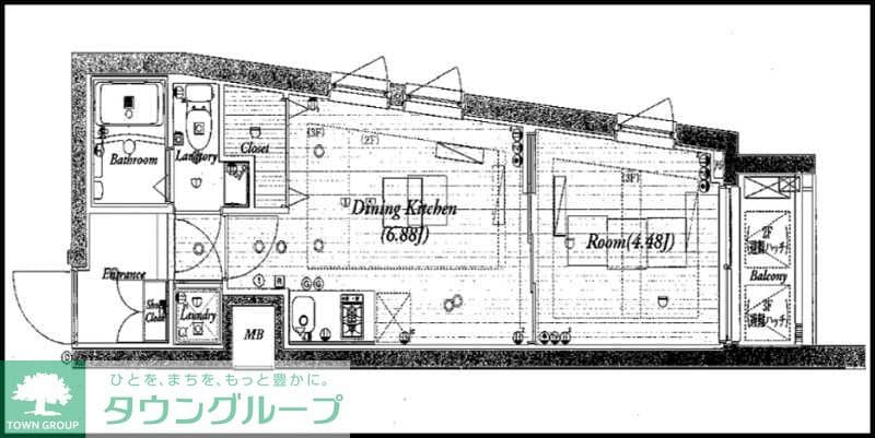 ビバリーホームズ常盤台IIIの物件間取画像