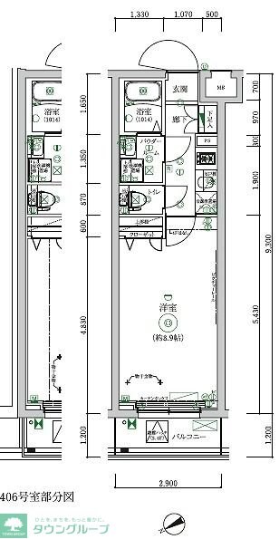 RELUXIA板橋三園の物件間取画像