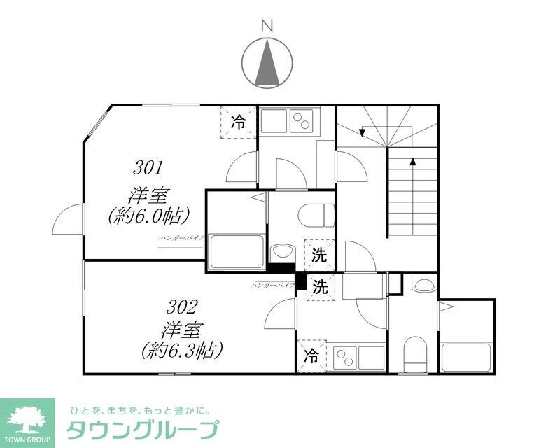 エスペランサ大山の物件間取画像