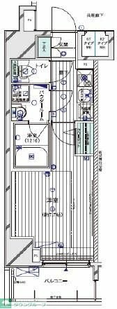 メインステージ大山ＩＩの物件間取画像