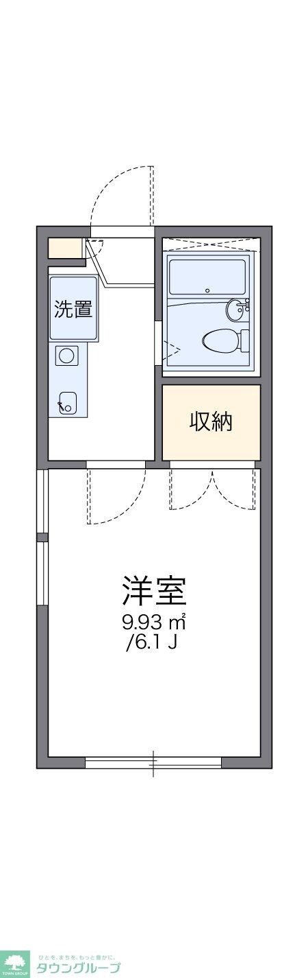 レオパレスビレッジ光が丘参番館の物件間取画像