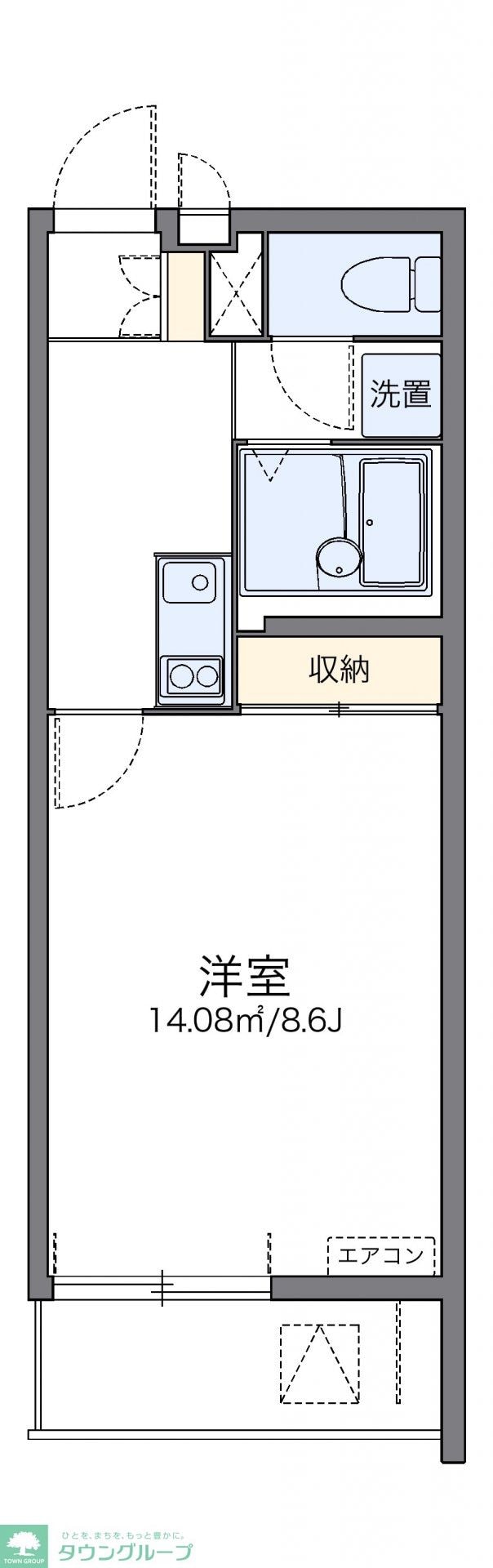 レオネクストシモンズの物件間取画像