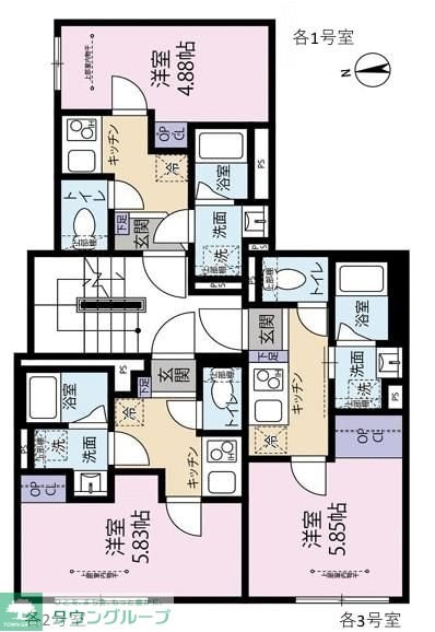 ＷＩＮＤＳ板橋の物件間取画像