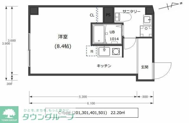 ウィズ高島平の物件間取画像