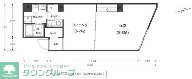 ウィズ高島平の物件間取画像