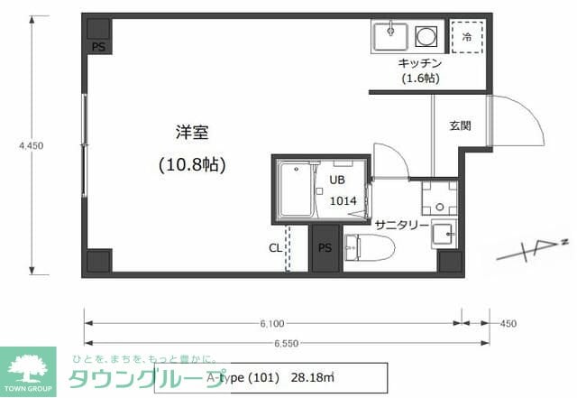 ウィズ高島平の物件間取画像