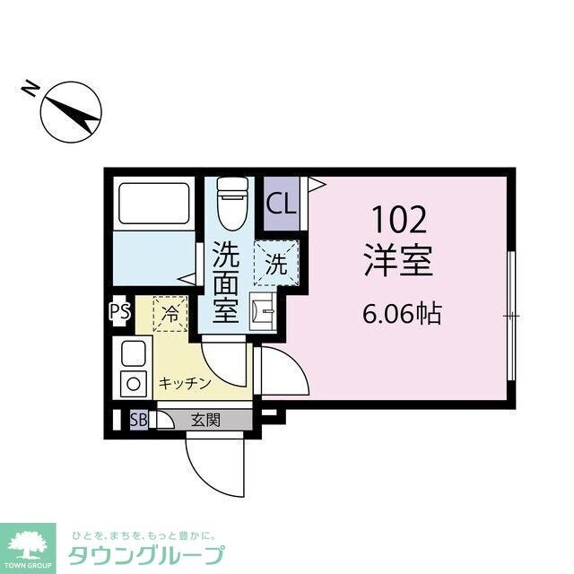 Exentia Motohasunumaの物件間取画像