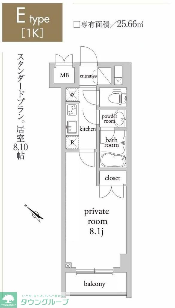 アーベイン常盤台の物件間取画像