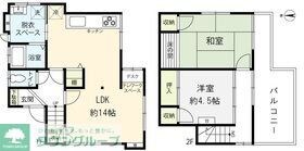 土支田４丁目戸建の物件間取画像